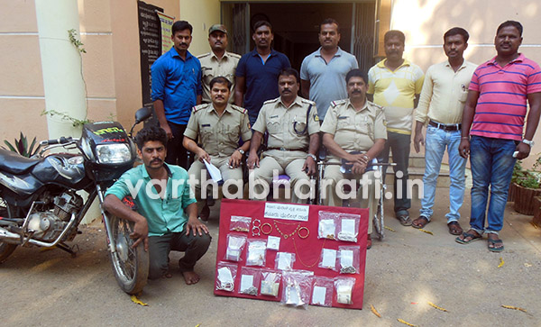 ಕಡೂರು: ಕಳ್ಳತನ ಆರೋಪಿ ಬಂಧನ